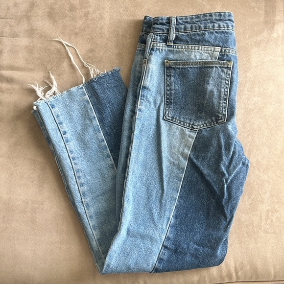 BDG Jessye Two Tone Straight Leg Jeans - Size 27 - Picture 6 of 6